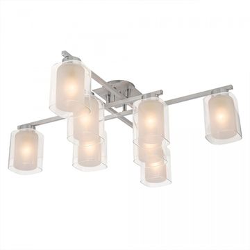 Потолочная люстра 8*E27 CL111180 алюминий Диез Citilux