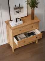 IKEA Комод КЫМОР 3 ящика, HEMNES 108*95*50, белый, КЫМОР (Хемнес ИКЕА)