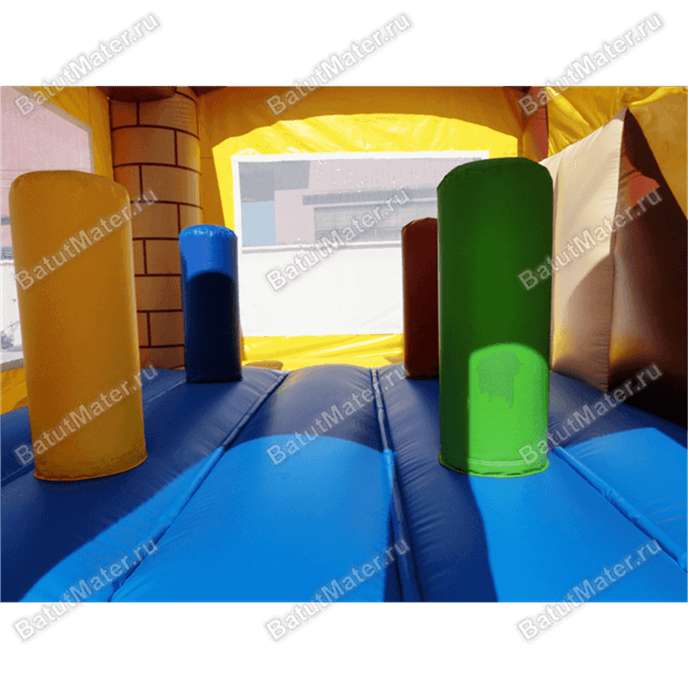 Коммерческий надувной батут "Школа волшебников"