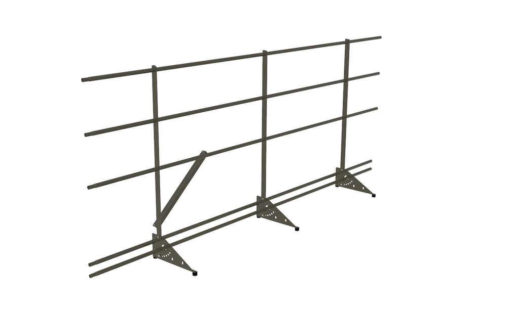 Кровельное ограждение Fachmann KO/SK/SN-1200-3-3000 RAL