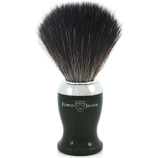 Помазок Edwin Jagger, черная смола, искусственный ворс, 21SB726CR