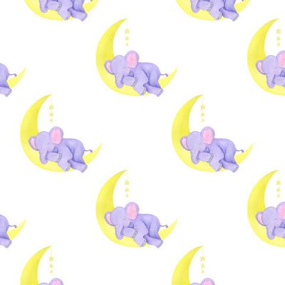 Слон спит на луне