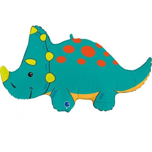 Шар фигура Динозавр Трицератопс 91см