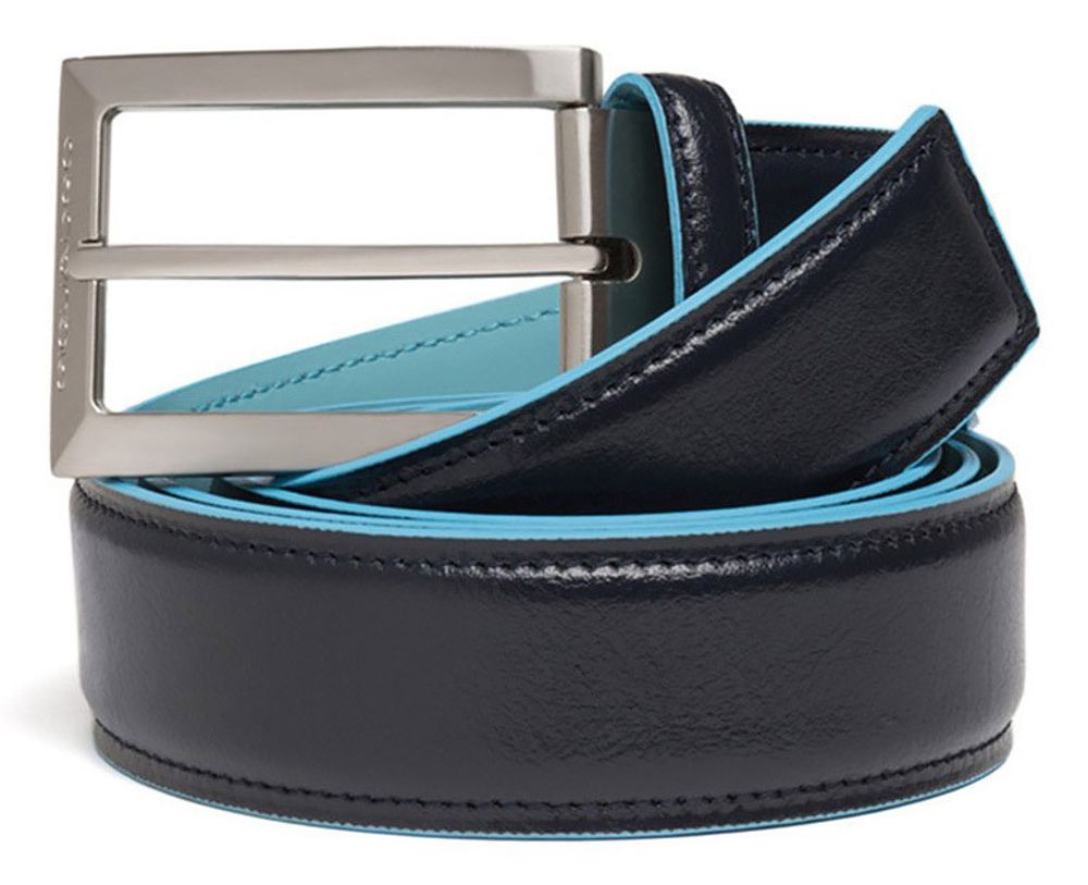 Ремень Piquadro Blue Square синий кожа (CU1521B2/BLU2)