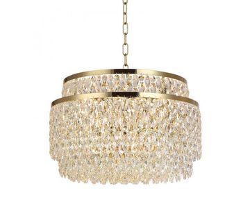 Подвесная люстра 14*G9 8530/60 C gold polished золото TIFFANY Newport