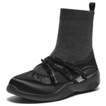 Joypeace Cow Leather Ankle Boots 4.5cm Women"s