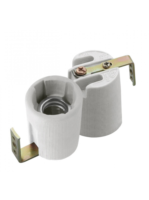 Патрон Е14 керамич.подвес..бел.