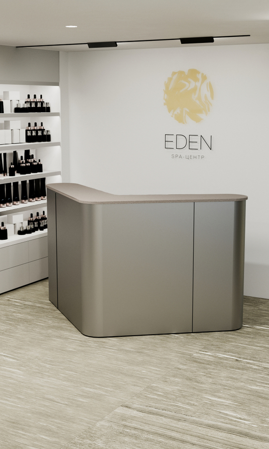 Стойка ресепшн Волна