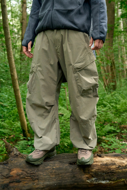 Брюки Nothomme Blue Outdoor Water-Repellent Adjustable Cargo Pants "Grey Khaki"