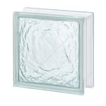 Стеклоблок Vitrablok - Империал - Айс бесцветный 197x197x80