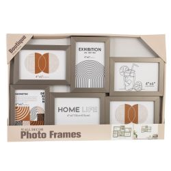 GAEM Фоторамка-панно для 6-ти фото, L47 W2 H32 см