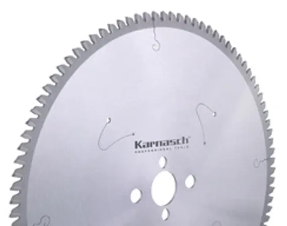 Диск пильный по алюминию, отрицательный угол, тонкий пропил Karnasch 120×2,2/1,6×20 мм, Z=36 TFND, арт. 11.1120.120.010