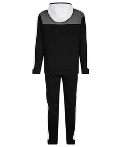 Для мужчин Костюм теннисный EA7 Man Woven Tracksuit - black