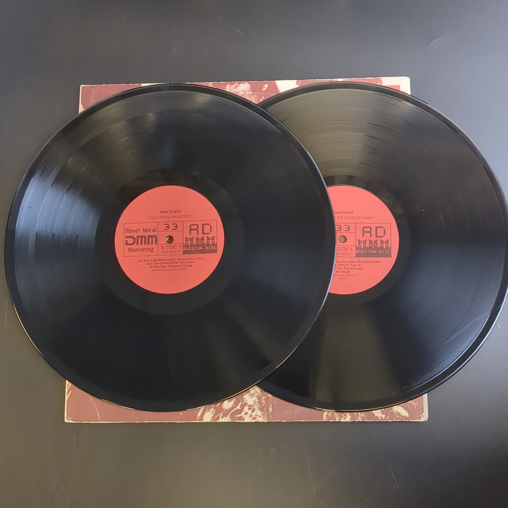 2 LP Pink Floyd - 1967-68 – The Piper At The Gates Of Dawn. 2 Виниловая пластинка 12 дюймов. Русский диск 1992 год.