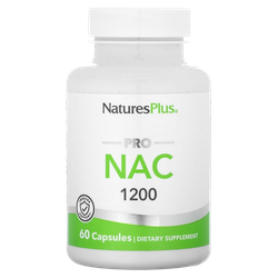 Natures Plus pro NAC 1200 mg 60 caps , N-Ацетил-L-Цистеин