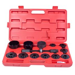 МАСТАК (100-30014C) Набор оправок для монтажа и демонтажа ступичных подшипников, кейс, 14 предметов