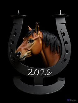 Подсвечник для свечей "Подкова"