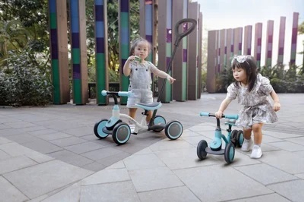 Беговел-каталка Globber Learning Bike White-Pastel Blue