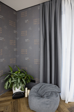 Штора блэкаут Твид (серый)