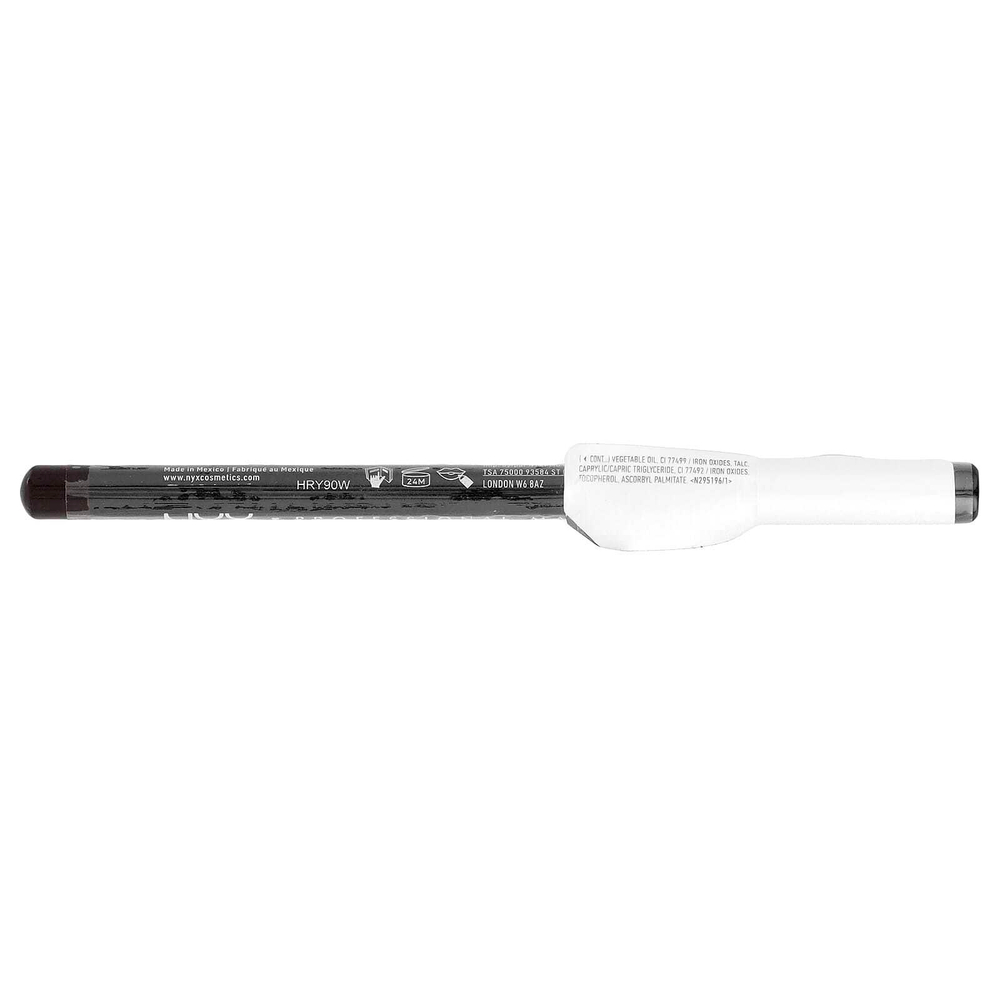 NYX Professional Makeup, Тонкий карандаш для губ, 820 эспрессо, 1,04 г (0,03 унции)