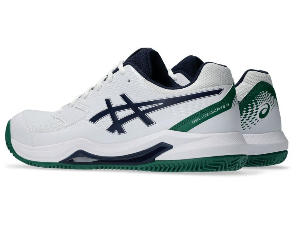 Теннисные кроссовки Asics Gel-Dedicate 8 Clay - white/midnight