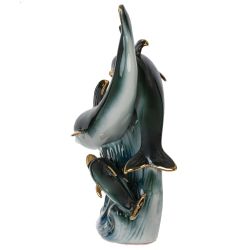 GAEM Фигурка декоративная "Дельфины", L16 W8 H22 см