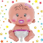 Шар фольгированный 14» “С рождением девочки!”