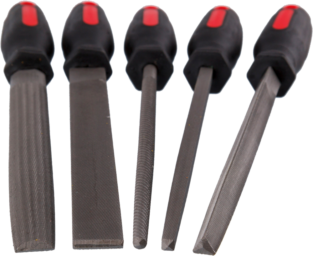 Набор напильников 200 мм, 5 предметов, KA-F1012-8, СТАНКОИМПОРТ