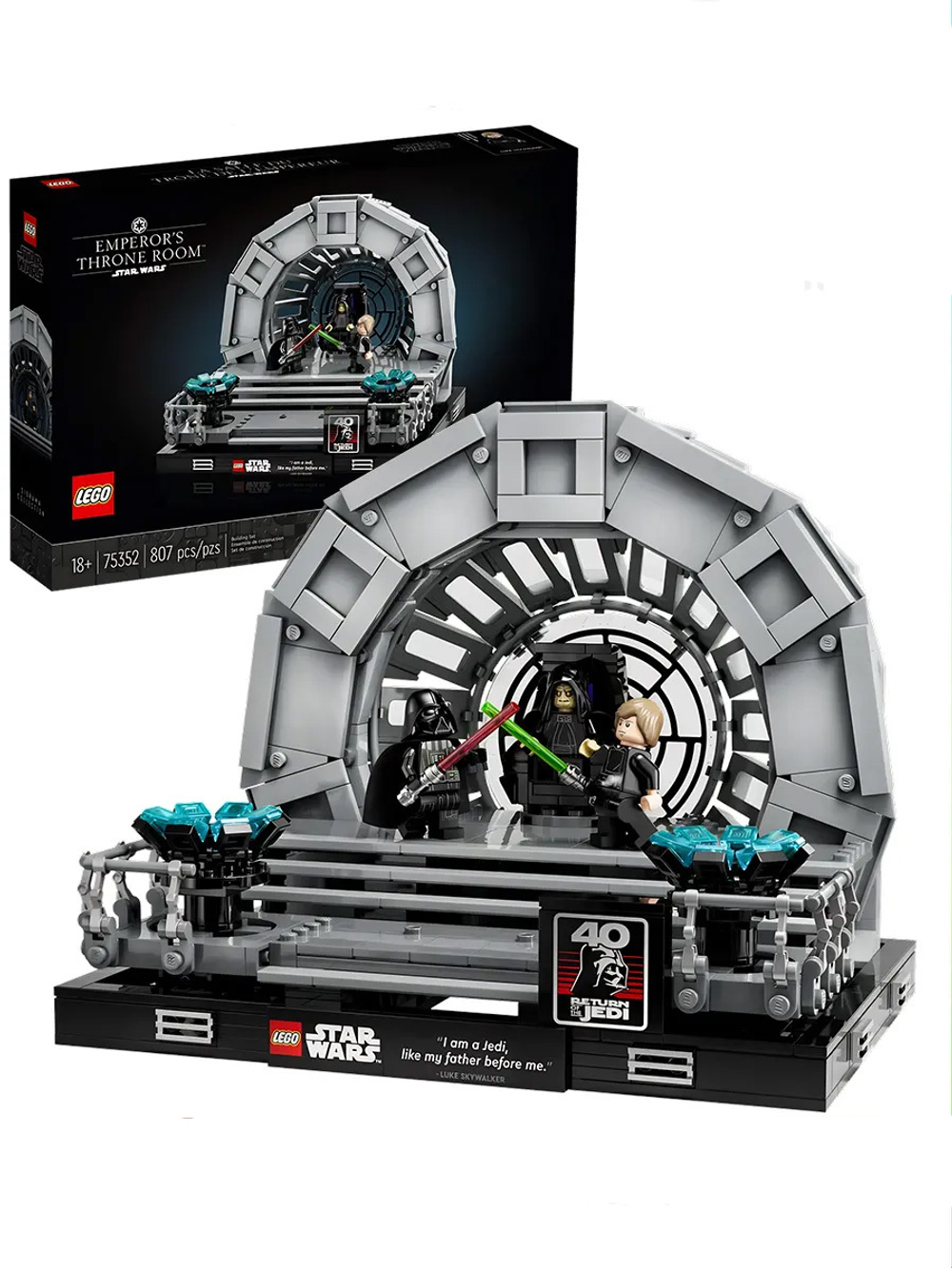 LEGO Star Wars 75352 «Диорама: тронный зал Императора» — сцена из “Возвращения джедая”
