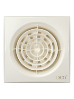 Вентилятор накладной AURA D125 обр.клапан Ivory DICITI