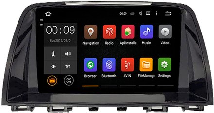 Магнитола для Mazda 6 2012-2014 - AIROC 2K RX-2425 Android 13, QLed+2K,  ТОП процессор, 8/128, CarPlay, SIM-слот