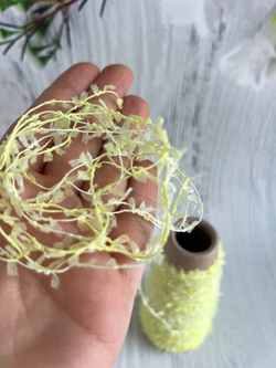 пряжа для вязания травка пушистая реснички