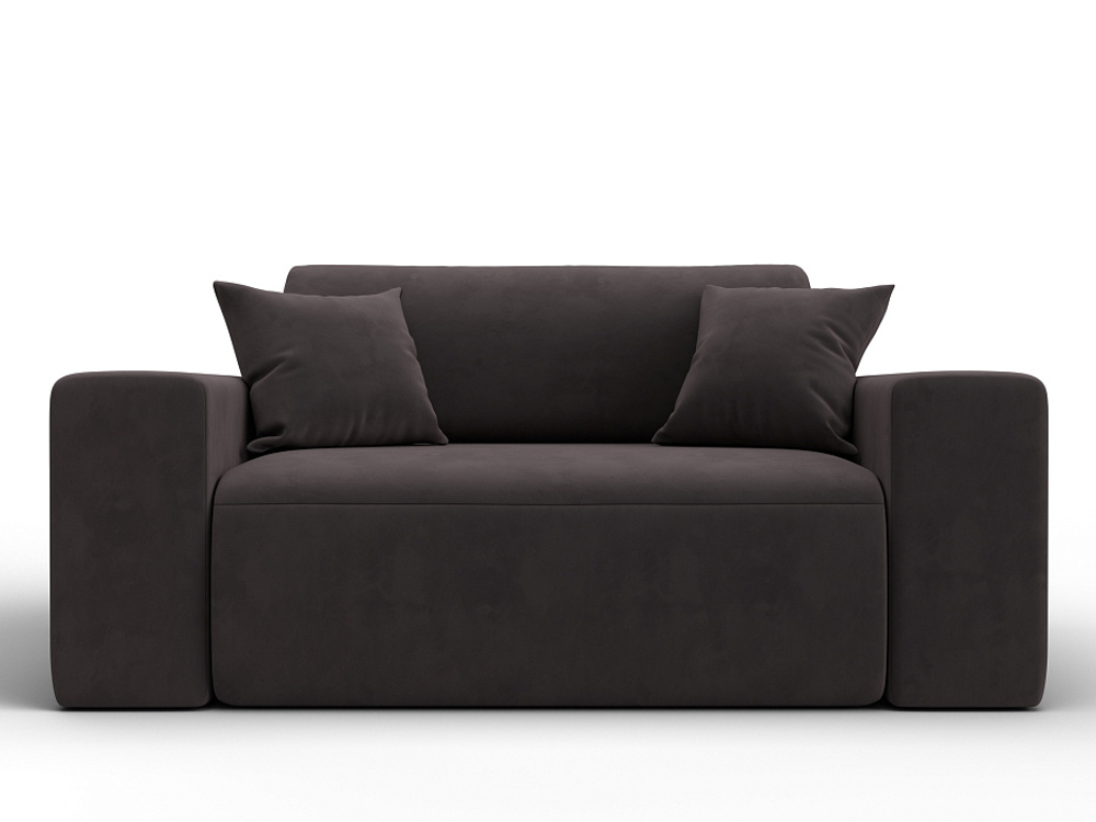 Кресло Лига-036 НПБ, SEVEN 727 коричневый, Велюр, 121289