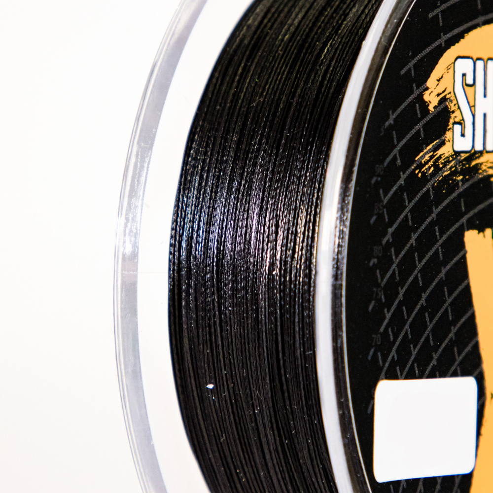 Леска плетеная Carp Hammer "Shock Braid X8" 100м/0.27мм 38LB цв. черный