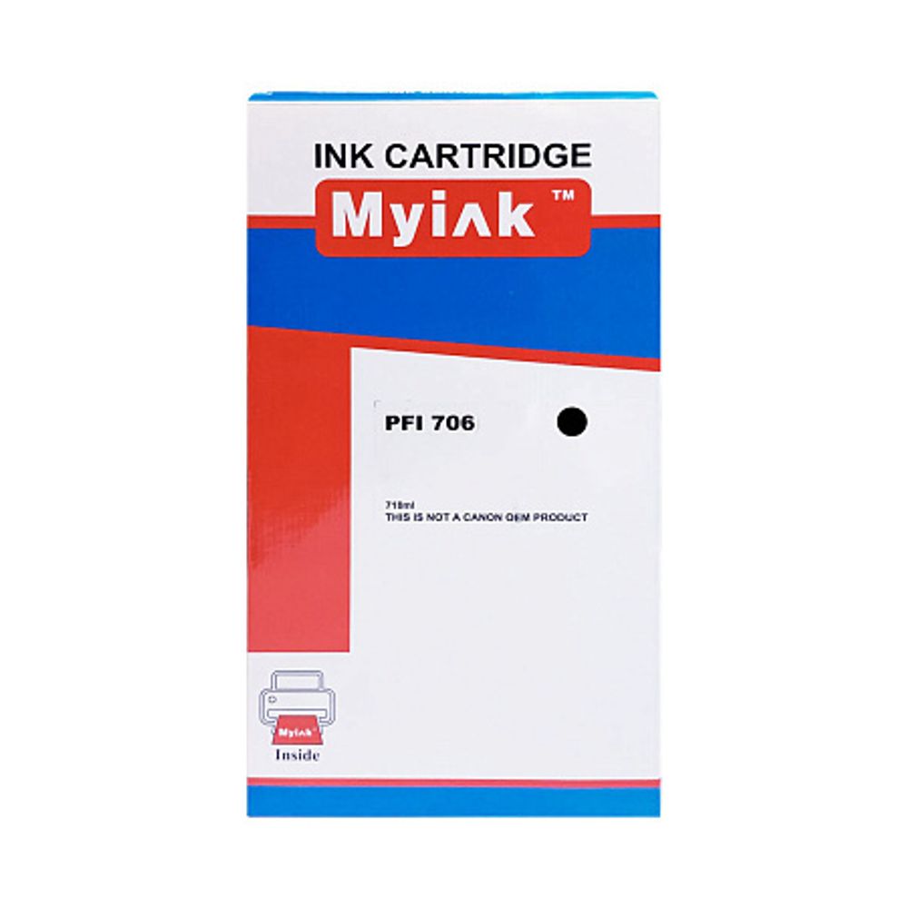 Картридж MyInk, аналог CANON PFI-706MBK для IPF 8400/8400S/8400SE/9400/9400S Matte Black (710 ml)