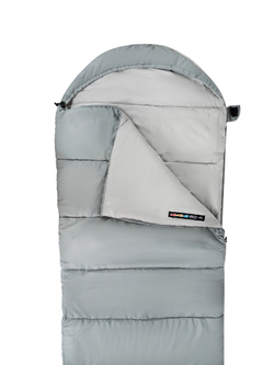 Спальный мешок Naturehike M400 с капюшоном,молния слева, серый (CNK2350WS023)