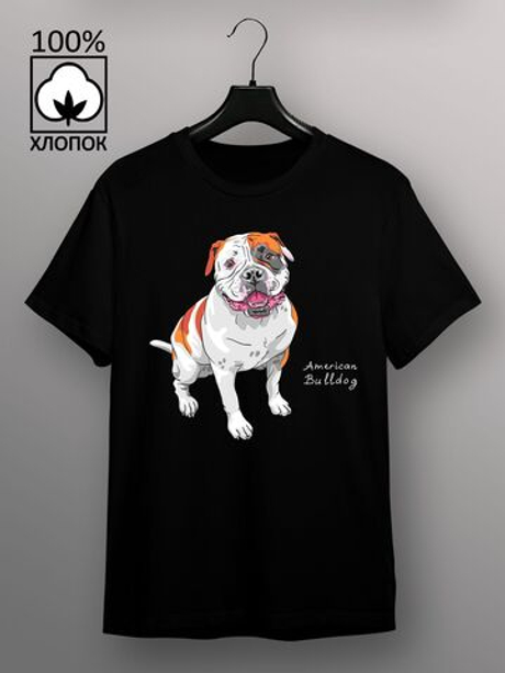Футболка американский бульдог