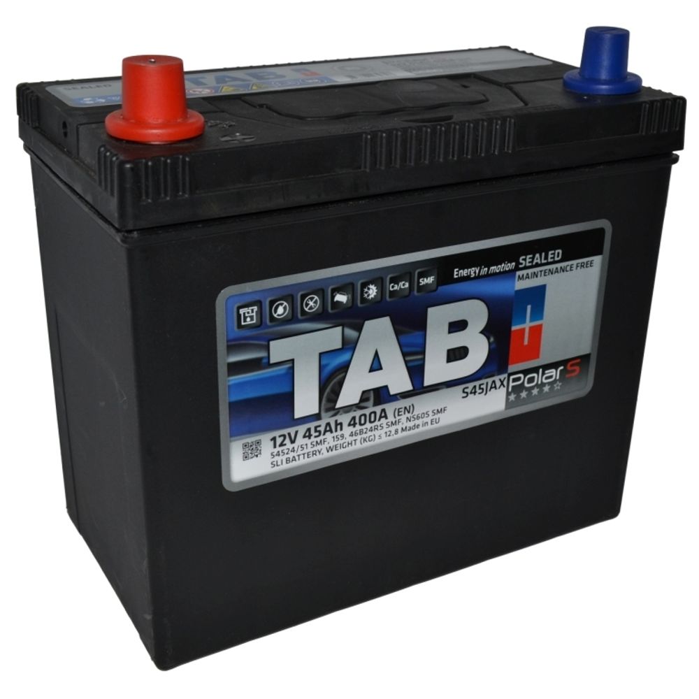 TAB POLAR JIS MF 6CT- 45 ( 246345 / 246245 ) аккумулятор