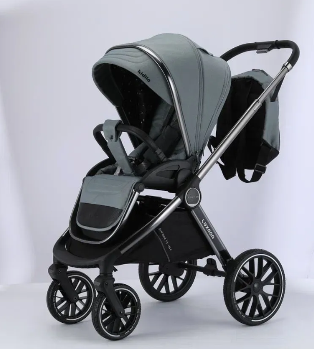 Детская коляска Luxmom 888 3в1 (синий)