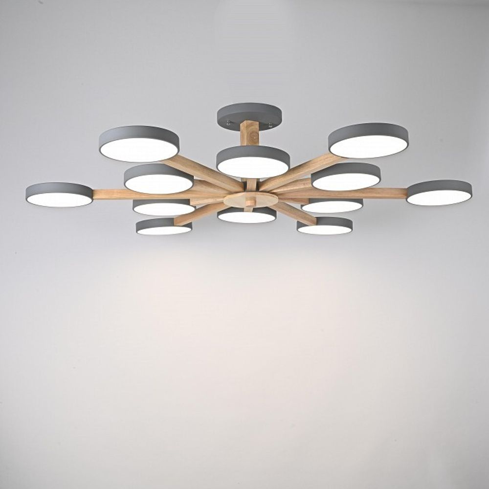 Люстра на штанге Imperiumloft TURNA Gray TURNA-B01