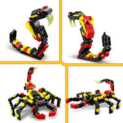 Конструктор LEGO Creator 31159 Невероятный паук 3 в 1 — фото 7