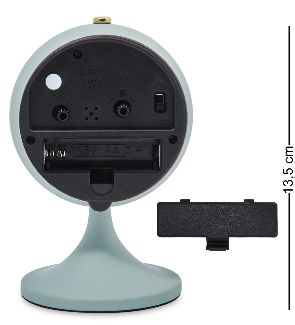 GAEM Art CL-72/6 Будильник «Шар» бирюзовый