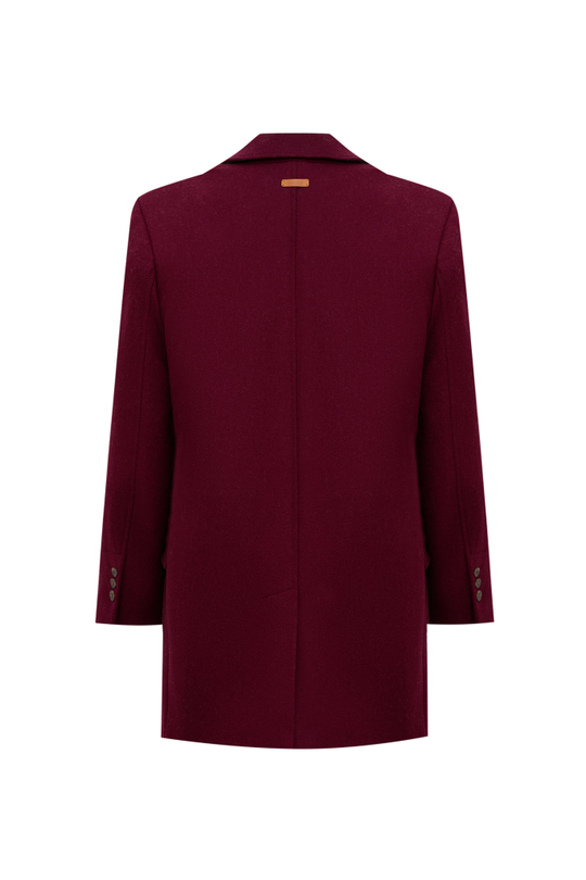 Жакет-пальто из шерсти