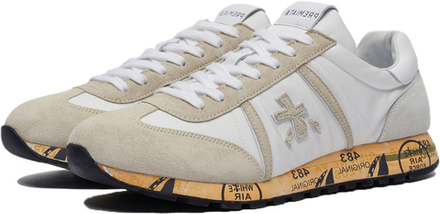 Premiata Lucy 5153 Белые с бежевым