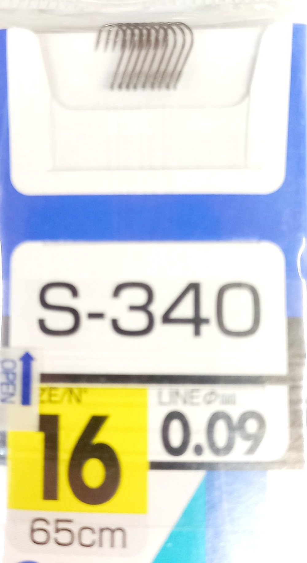 Поводок с крючком Owner S-340 65см