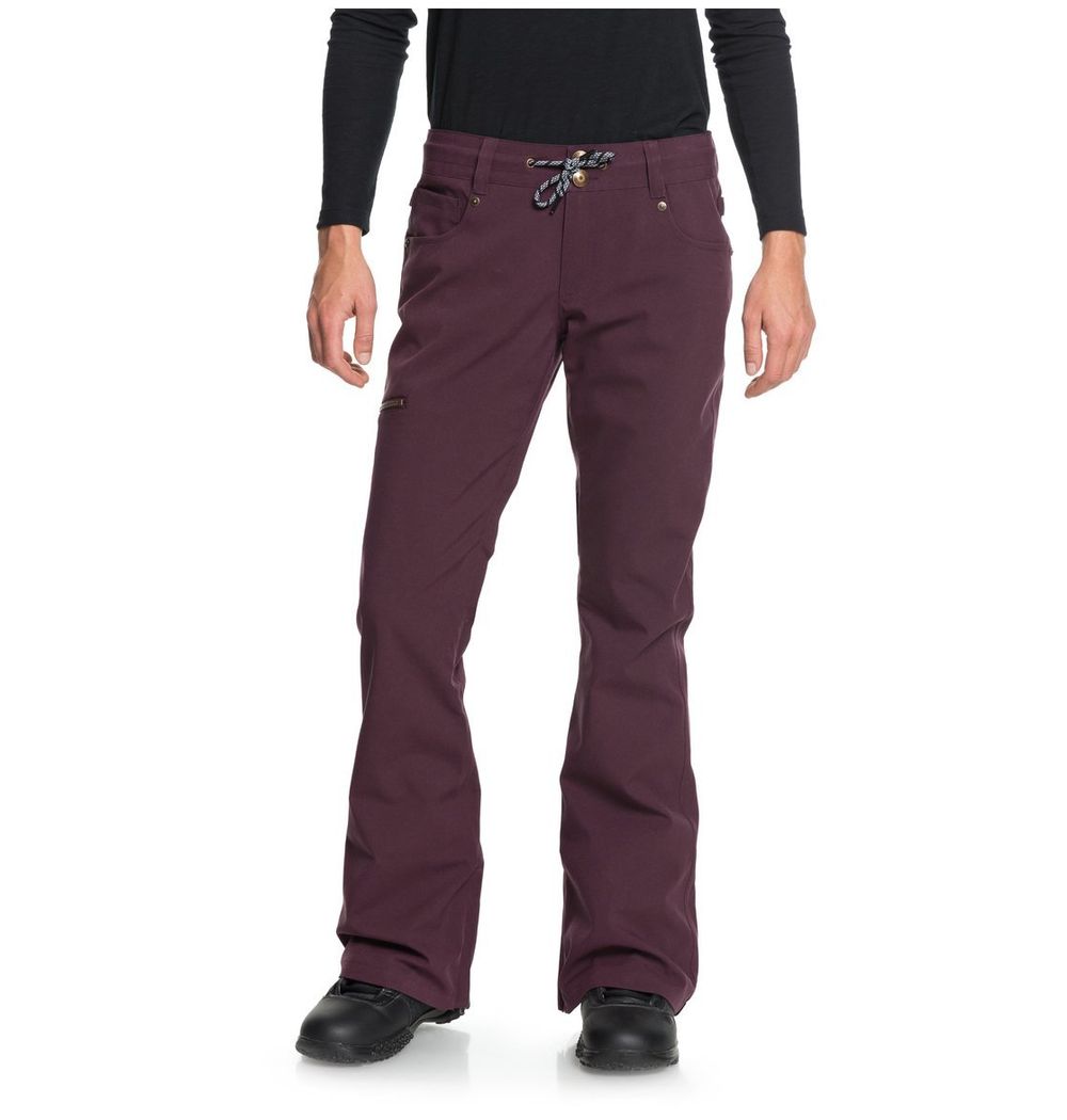 Брюки сноубордические жен DC Shoes VIVA Pnt J SNPT RTF0 BIO WASH WINETASTING