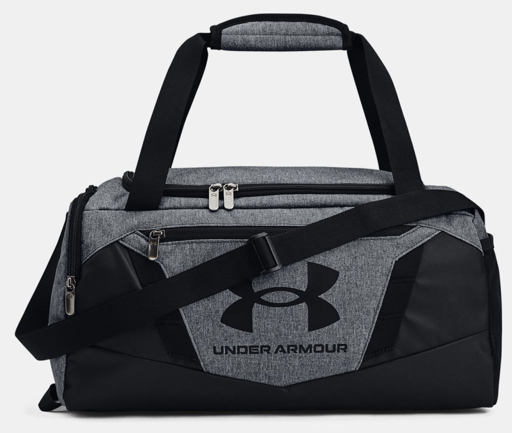 Сумка спортивная Under Armour Undeniable 5.0 Duffle XS - pitch gray medium heather/black