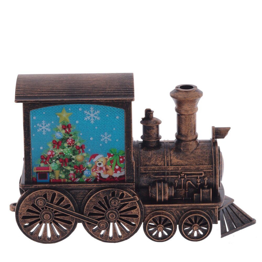 GAEM Изделие декор Паровоз "Гном/Олень/Эльф" (подсвет, AAAх2 н/п) L13 W4,5 H8,5 см, 3в.