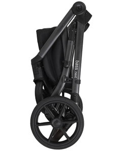 Детская коляска Roan Bass Next Кожа 2 в 1 RN088/1 Black/Black