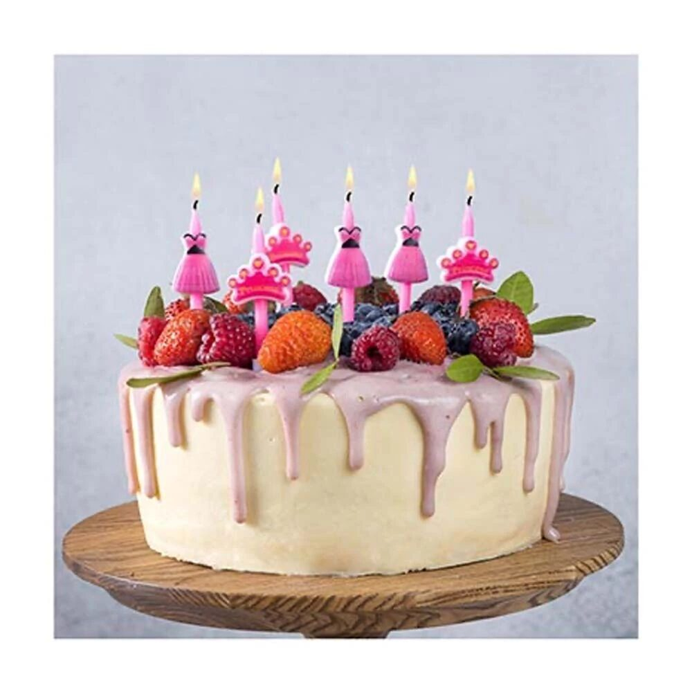 Свечи для торта Принцесса 6шт